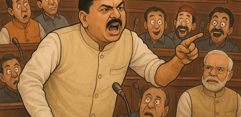 سنجے سنگھ کا مودی پر طنز: “پاکستان اور امریکہ ‘آئی لو آئی لو’ کر رہے ہیں”