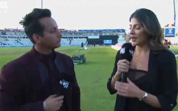 ورلڈ چیمپئن شپ آف لیجنڈز کے مالک نے لائیو انٹرویو میں میزبان کو شادی کی پیشکش کر دی!